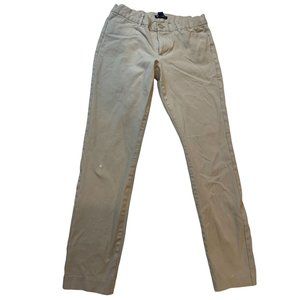 Gap Womens Pant Slim City True Coupe Urbaine Etrote Cropped Low Rise Beige Sz 4R